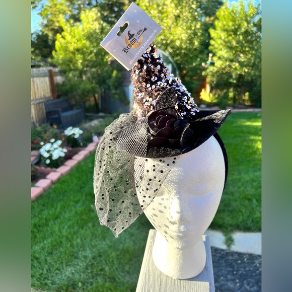Witch Headband Hat with Sequins - Picture 2 of 11